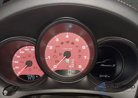 2016 Porsche Macan S из США, поврежденный, VIN WP1AB2A59GLB44755